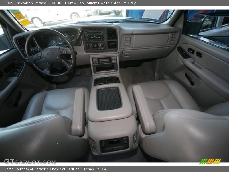Summit White / Medium Gray 2005 Chevrolet Silverado 2500HD LT Crew Cab