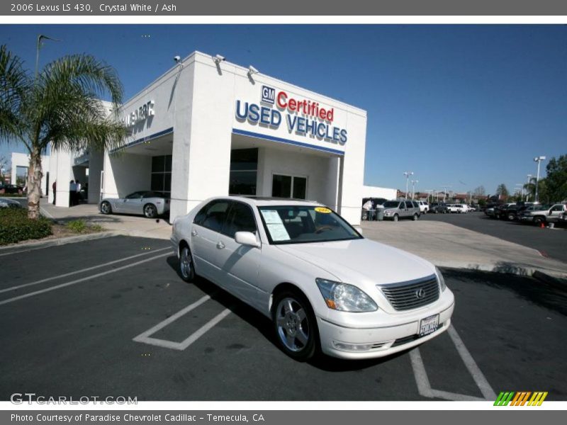 Crystal White / Ash 2006 Lexus LS 430