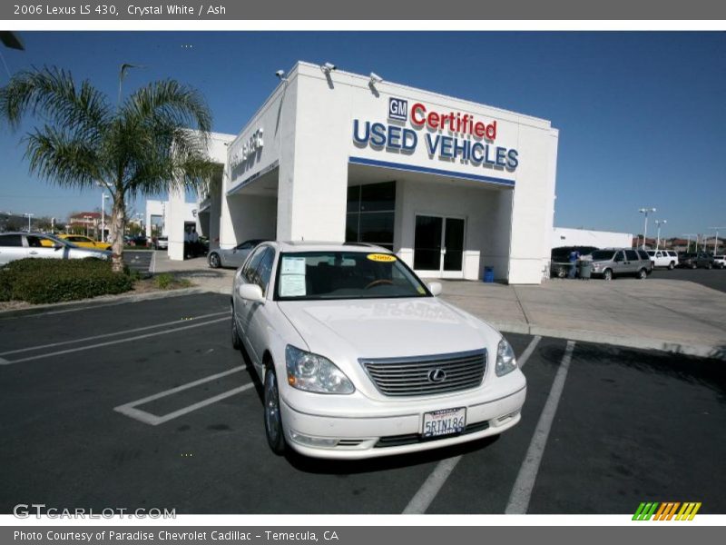 Crystal White / Ash 2006 Lexus LS 430