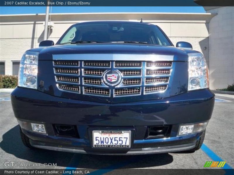 Blue Chip / Ebony/Ebony 2007 Cadillac Escalade