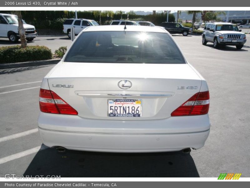 Crystal White / Ash 2006 Lexus LS 430