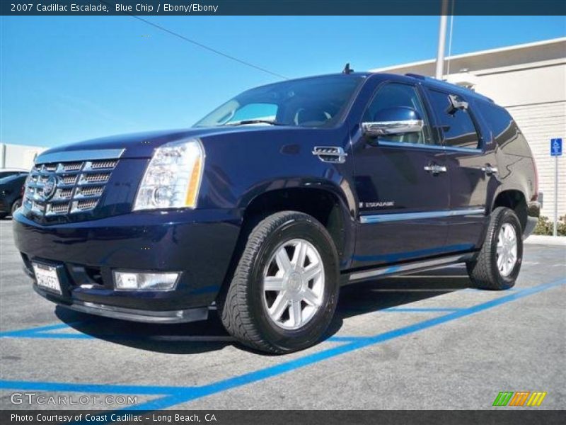 Blue Chip / Ebony/Ebony 2007 Cadillac Escalade