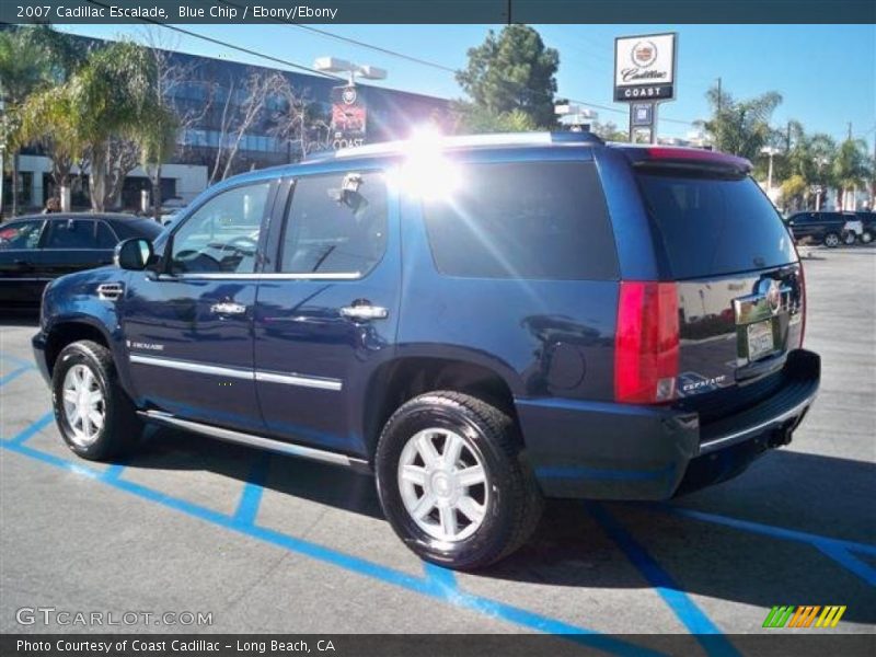 Blue Chip / Ebony/Ebony 2007 Cadillac Escalade