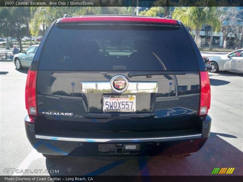 Blue Chip / Ebony/Ebony 2007 Cadillac Escalade