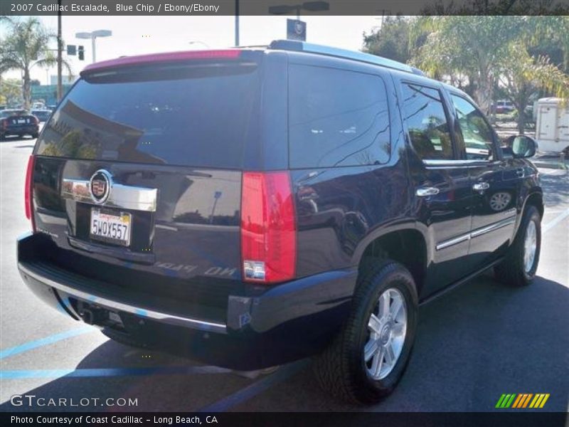 Blue Chip / Ebony/Ebony 2007 Cadillac Escalade