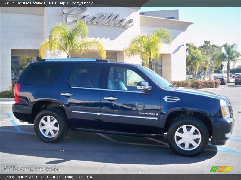 Blue Chip / Ebony/Ebony 2007 Cadillac Escalade
