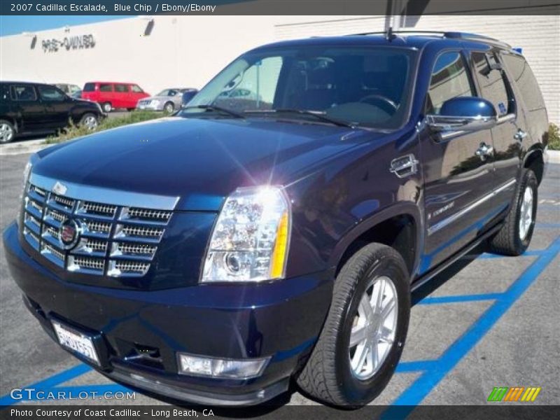 Blue Chip / Ebony/Ebony 2007 Cadillac Escalade