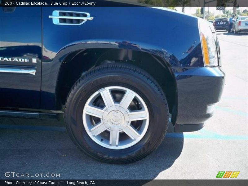 Blue Chip / Ebony/Ebony 2007 Cadillac Escalade