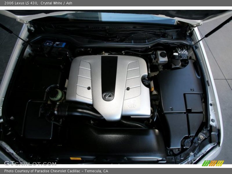 Crystal White / Ash 2006 Lexus LS 430