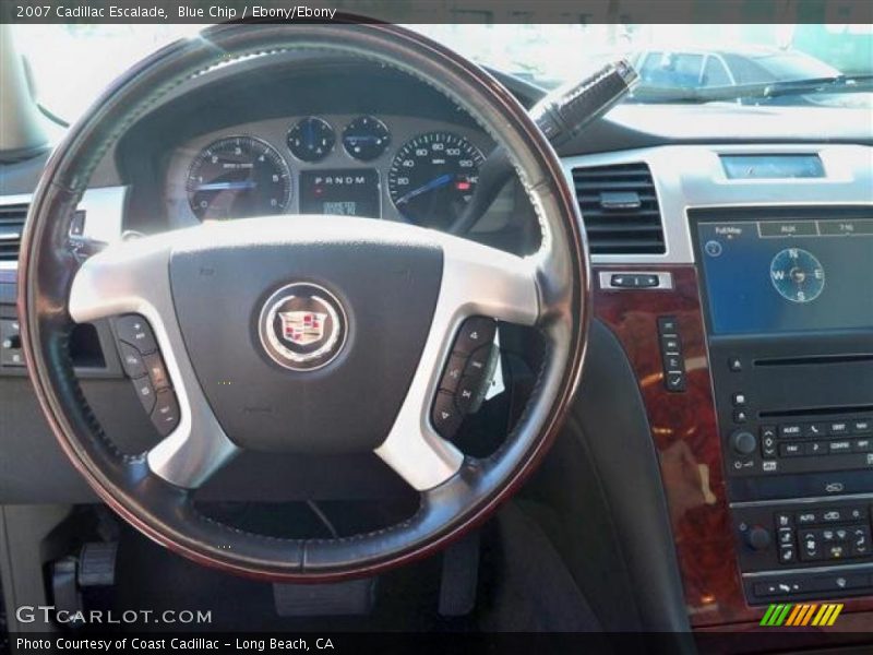 Blue Chip / Ebony/Ebony 2007 Cadillac Escalade