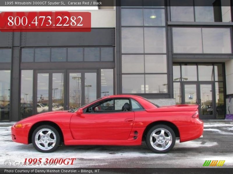 Caracas Red / Black 1995 Mitsubishi 3000GT Spyder SL