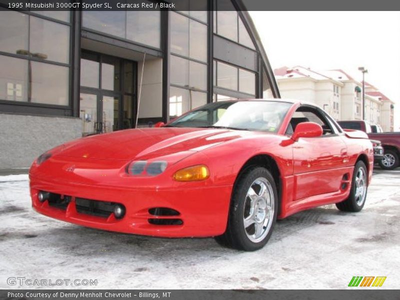 Caracas Red / Black 1995 Mitsubishi 3000GT Spyder SL