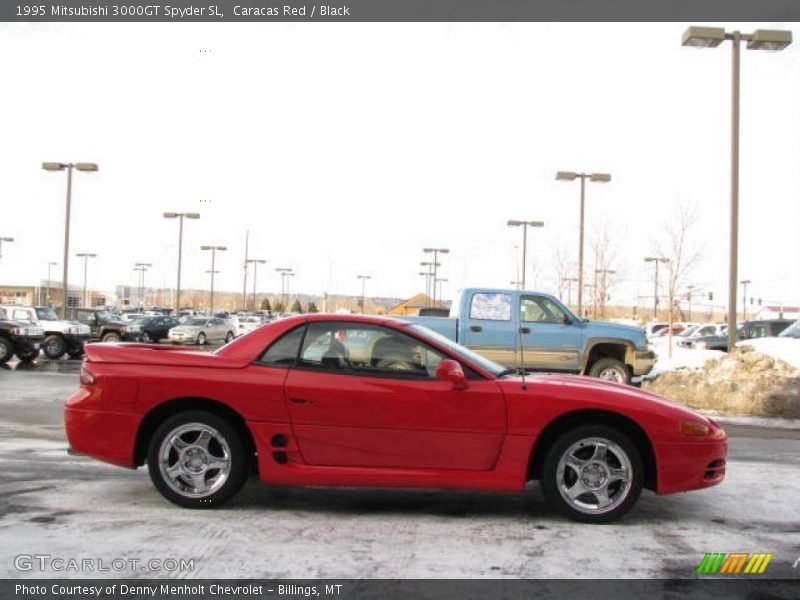 Caracas Red / Black 1995 Mitsubishi 3000GT Spyder SL