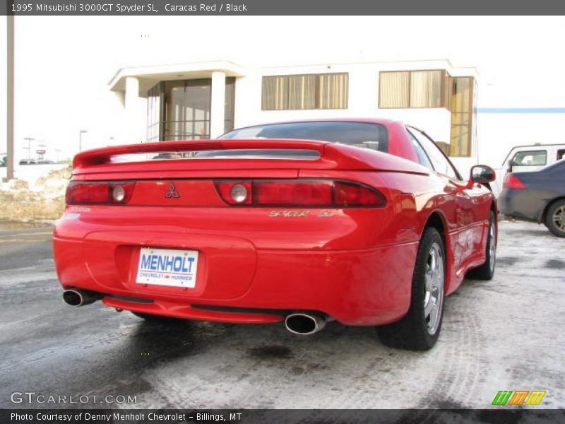 Caracas Red / Black 1995 Mitsubishi 3000GT Spyder SL