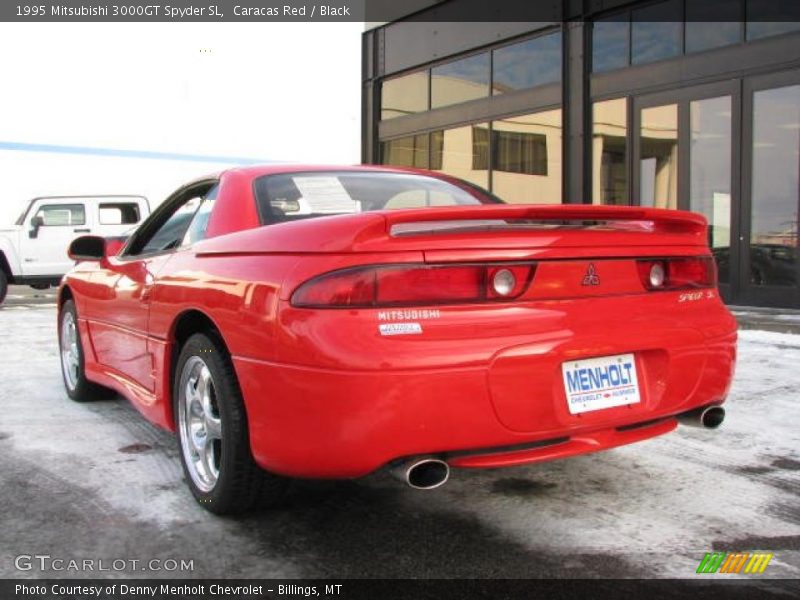Caracas Red / Black 1995 Mitsubishi 3000GT Spyder SL
