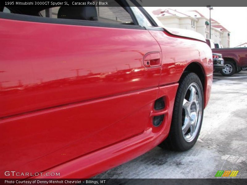 Caracas Red / Black 1995 Mitsubishi 3000GT Spyder SL