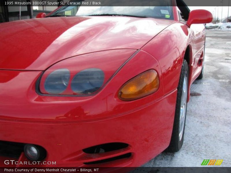 Caracas Red / Black 1995 Mitsubishi 3000GT Spyder SL