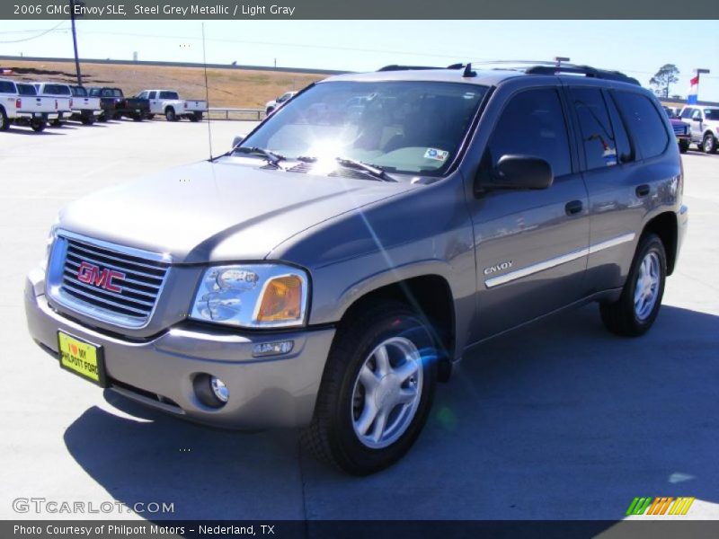 Steel Grey Metallic / Light Gray 2006 GMC Envoy SLE