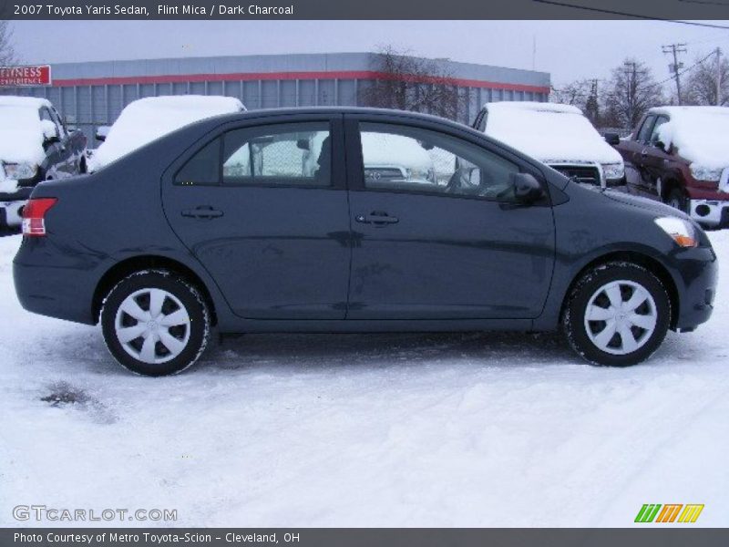 Flint Mica / Dark Charcoal 2007 Toyota Yaris Sedan