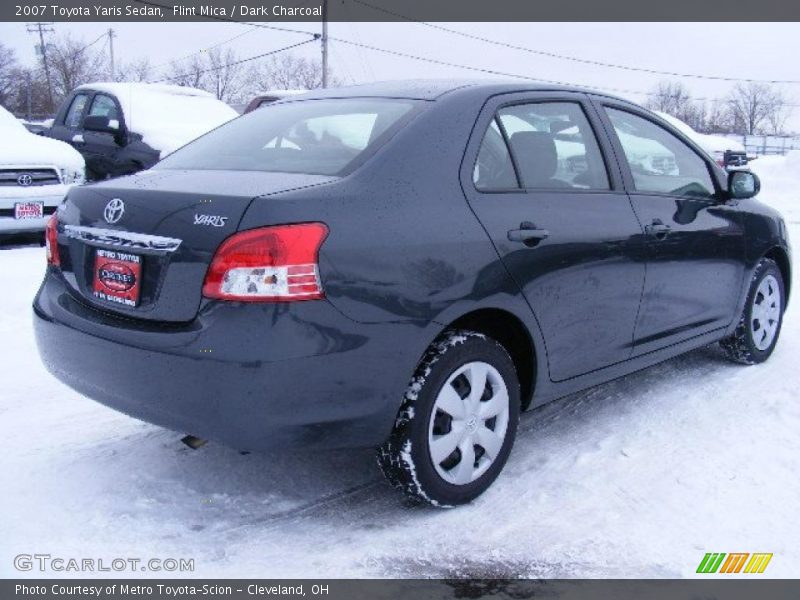 Flint Mica / Dark Charcoal 2007 Toyota Yaris Sedan