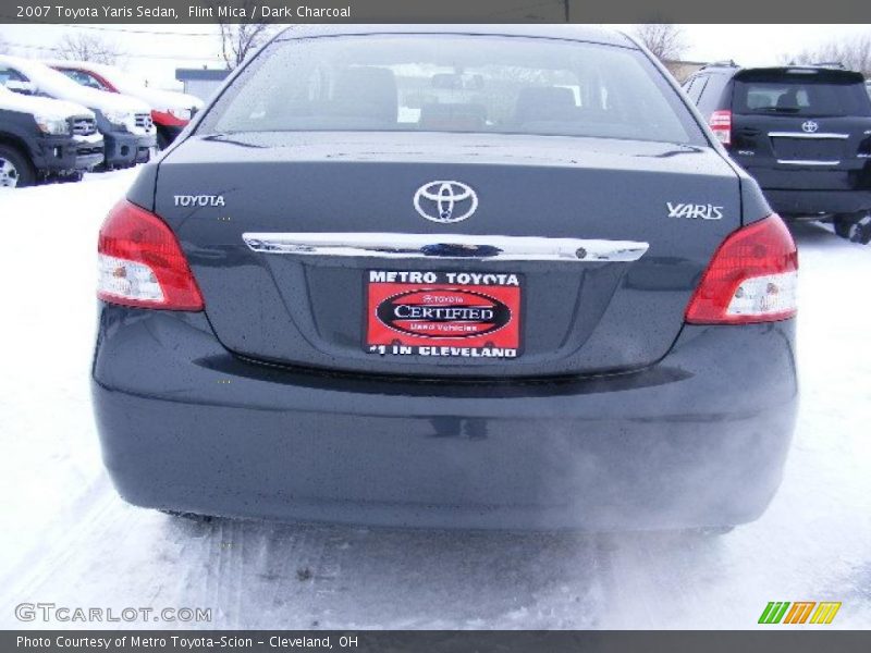 Flint Mica / Dark Charcoal 2007 Toyota Yaris Sedan