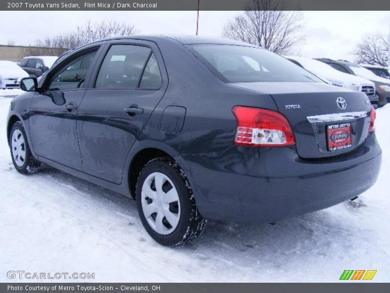 Flint Mica / Dark Charcoal 2007 Toyota Yaris Sedan