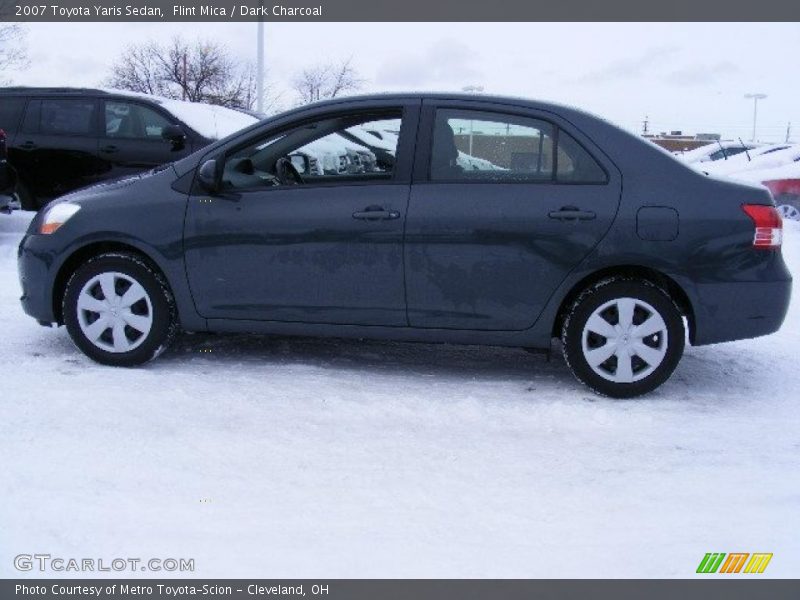 Flint Mica / Dark Charcoal 2007 Toyota Yaris Sedan