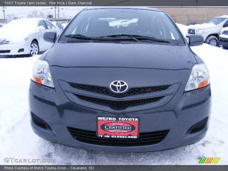 Flint Mica / Dark Charcoal 2007 Toyota Yaris Sedan