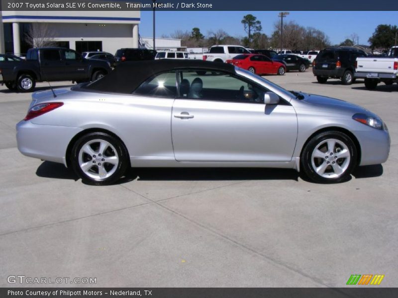 Titanium Metallic / Dark Stone 2007 Toyota Solara SLE V6 Convertible