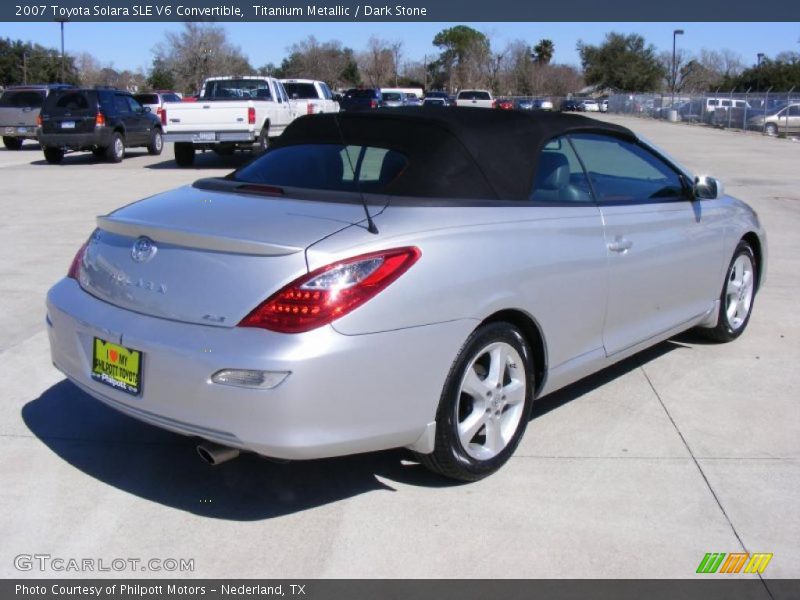 Titanium Metallic / Dark Stone 2007 Toyota Solara SLE V6 Convertible