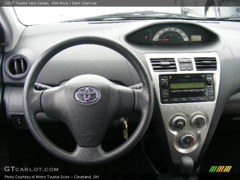 Flint Mica / Dark Charcoal 2007 Toyota Yaris Sedan
