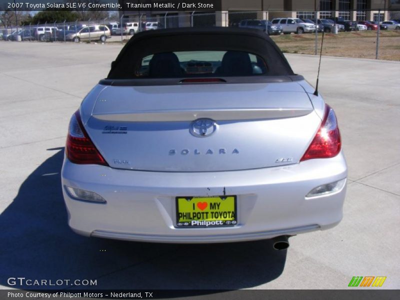 Titanium Metallic / Dark Stone 2007 Toyota Solara SLE V6 Convertible