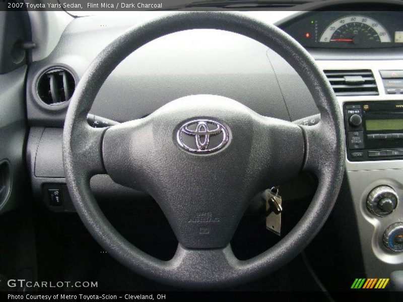 Flint Mica / Dark Charcoal 2007 Toyota Yaris Sedan
