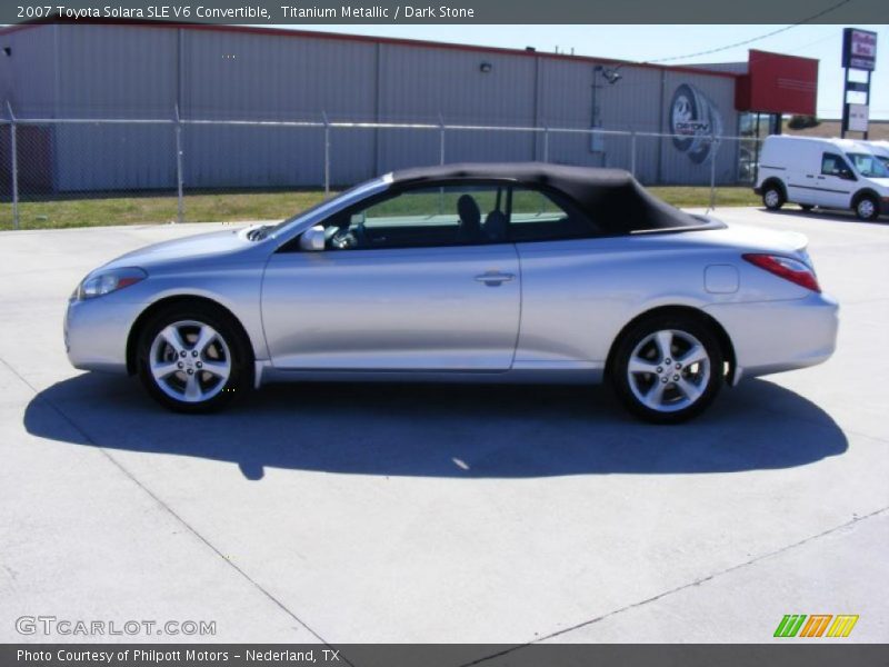 Titanium Metallic / Dark Stone 2007 Toyota Solara SLE V6 Convertible