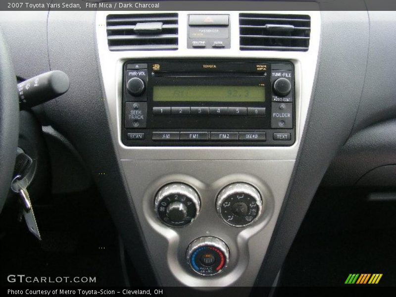 Flint Mica / Dark Charcoal 2007 Toyota Yaris Sedan