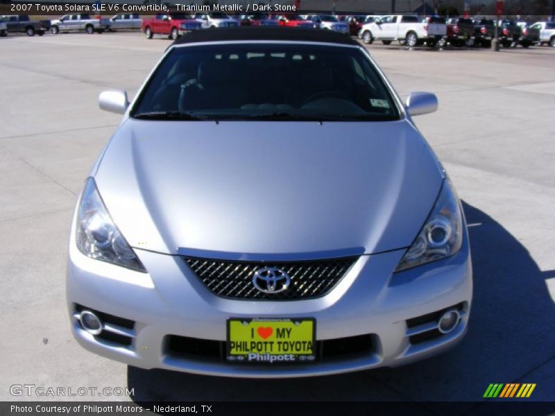 Titanium Metallic / Dark Stone 2007 Toyota Solara SLE V6 Convertible