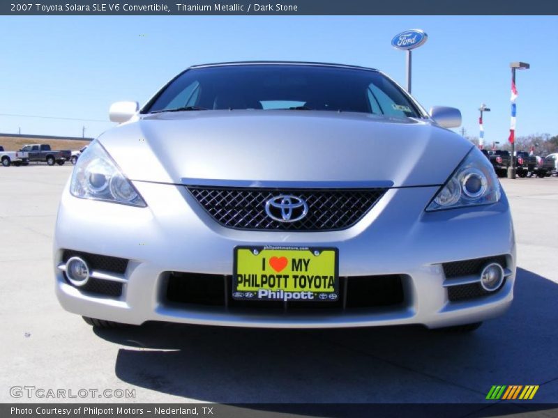 Titanium Metallic / Dark Stone 2007 Toyota Solara SLE V6 Convertible