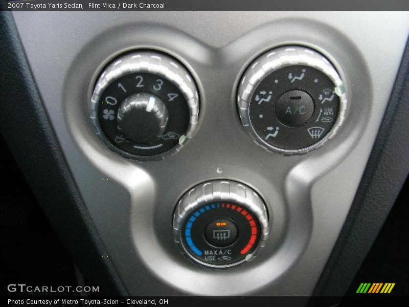 Flint Mica / Dark Charcoal 2007 Toyota Yaris Sedan