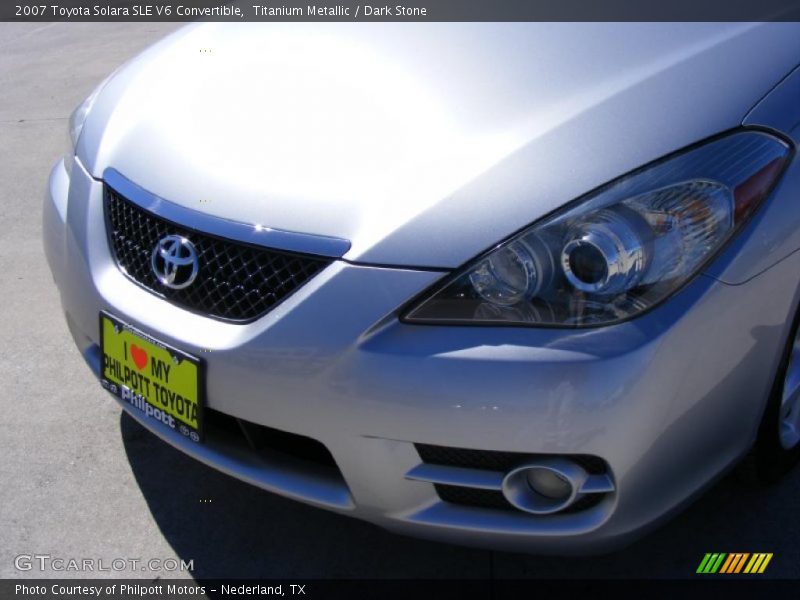 Titanium Metallic / Dark Stone 2007 Toyota Solara SLE V6 Convertible