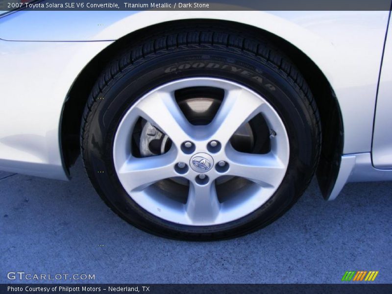 Titanium Metallic / Dark Stone 2007 Toyota Solara SLE V6 Convertible