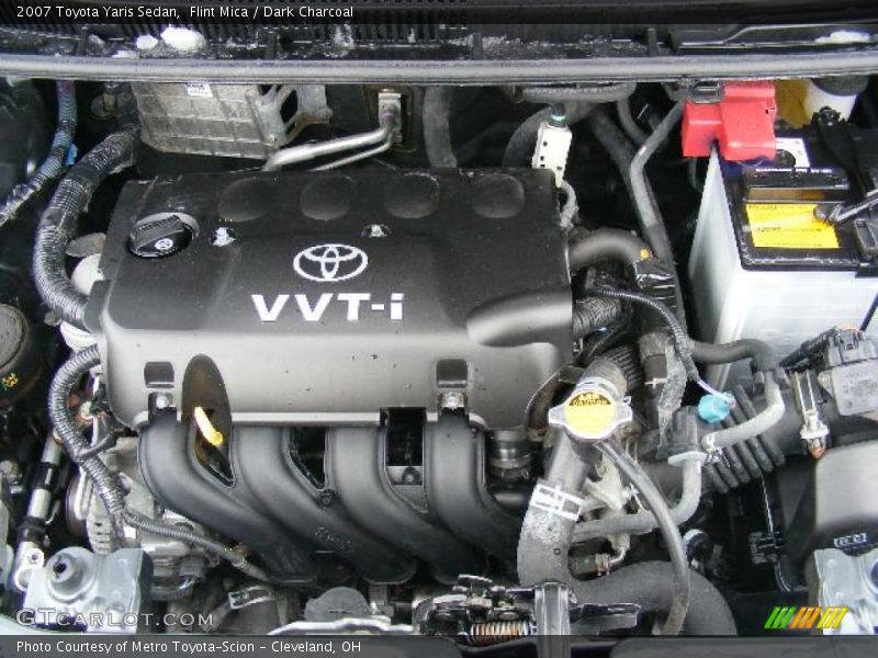Flint Mica / Dark Charcoal 2007 Toyota Yaris Sedan
