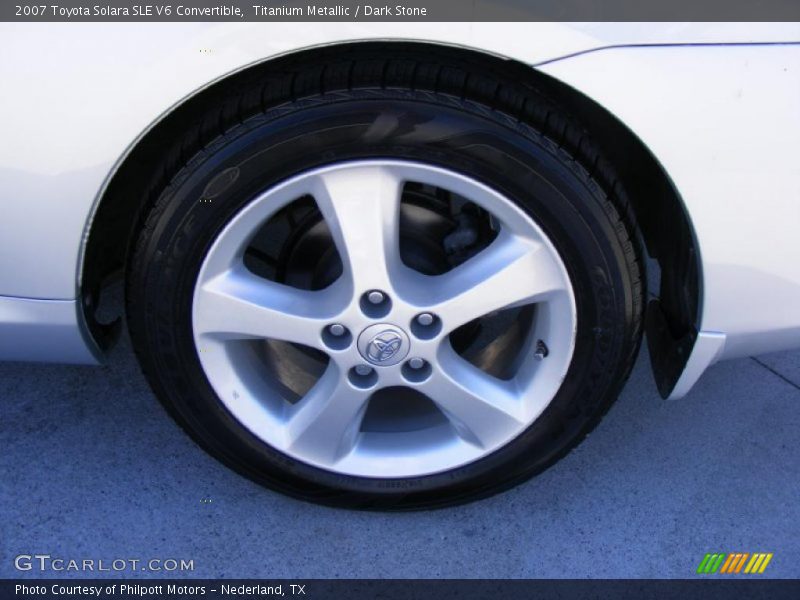 Titanium Metallic / Dark Stone 2007 Toyota Solara SLE V6 Convertible