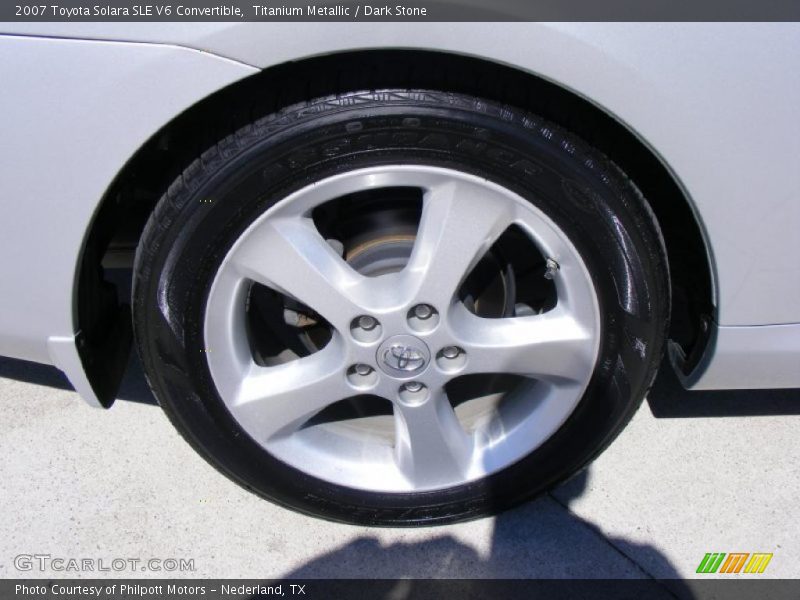 Titanium Metallic / Dark Stone 2007 Toyota Solara SLE V6 Convertible