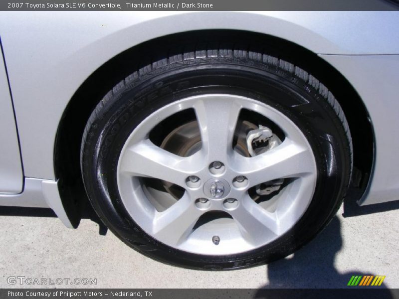 Titanium Metallic / Dark Stone 2007 Toyota Solara SLE V6 Convertible