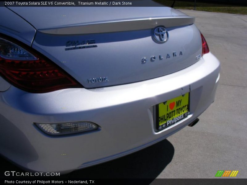 Titanium Metallic / Dark Stone 2007 Toyota Solara SLE V6 Convertible