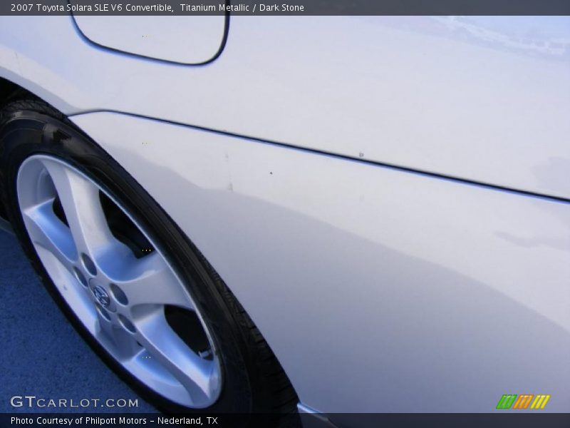 Titanium Metallic / Dark Stone 2007 Toyota Solara SLE V6 Convertible
