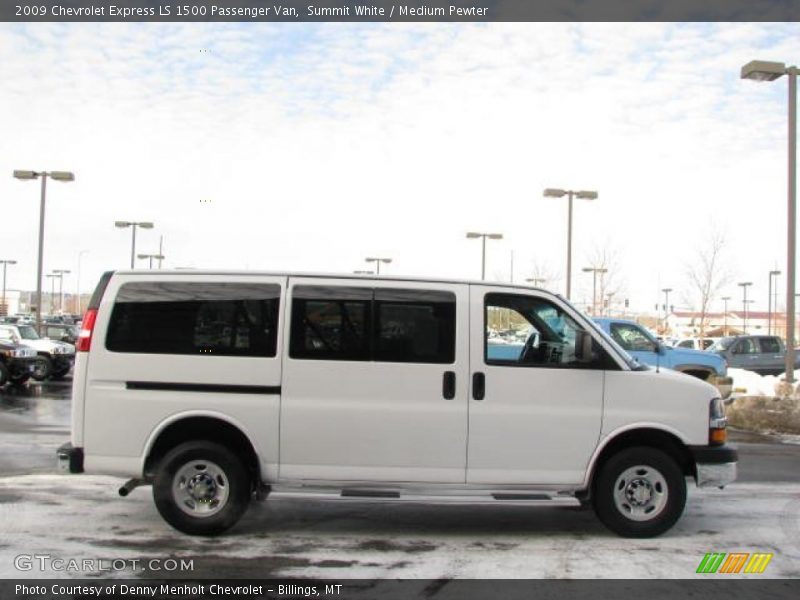 Summit White / Medium Pewter 2009 Chevrolet Express LS 1500 Passenger Van