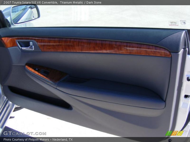 Titanium Metallic / Dark Stone 2007 Toyota Solara SLE V6 Convertible