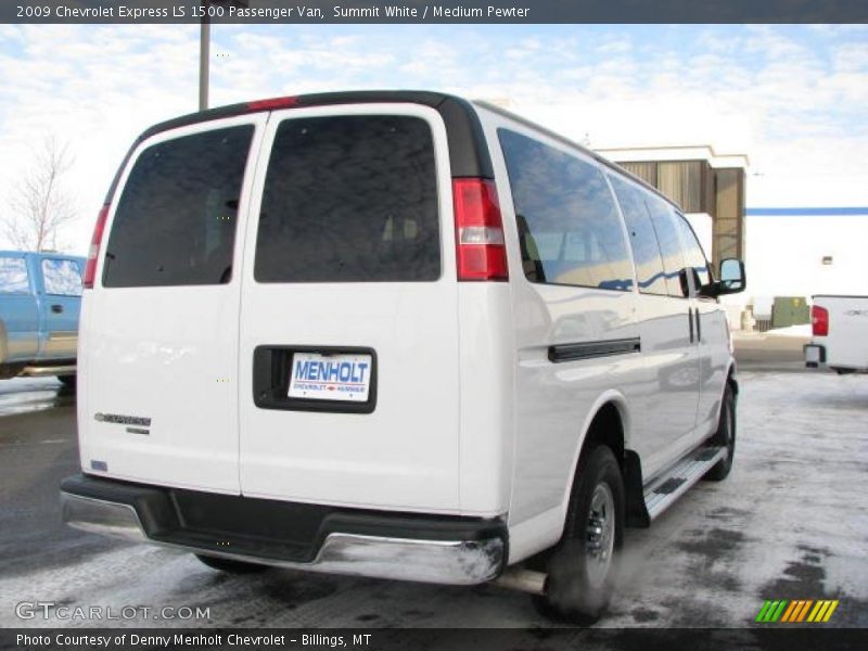 Summit White / Medium Pewter 2009 Chevrolet Express LS 1500 Passenger Van