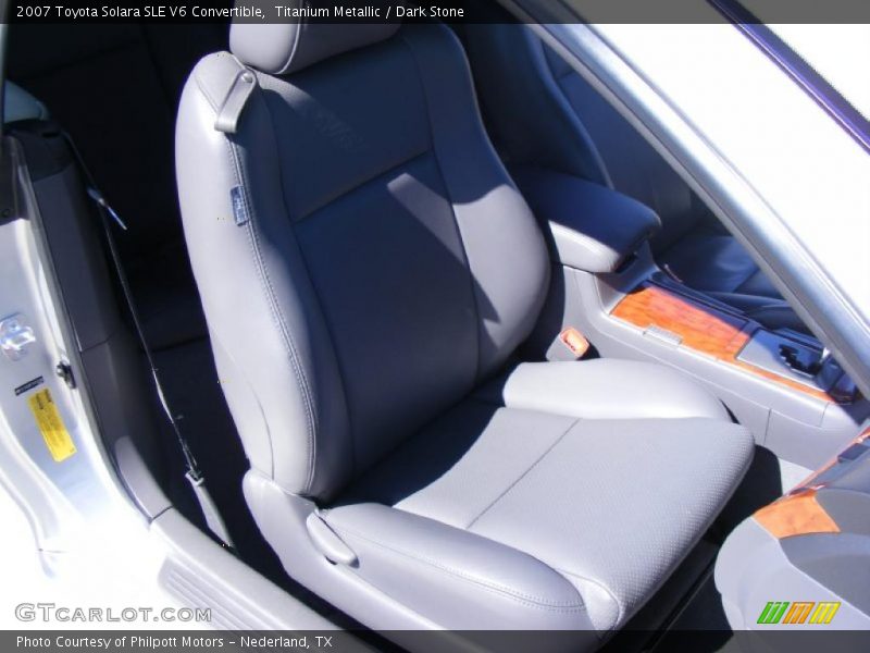 Titanium Metallic / Dark Stone 2007 Toyota Solara SLE V6 Convertible